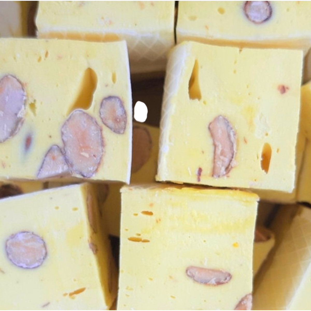 Nougat Jaune au Citron et Amandes (x4)