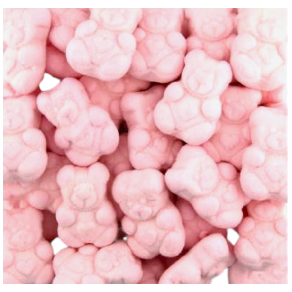 Ourson Rose en Marshmallow (x5)