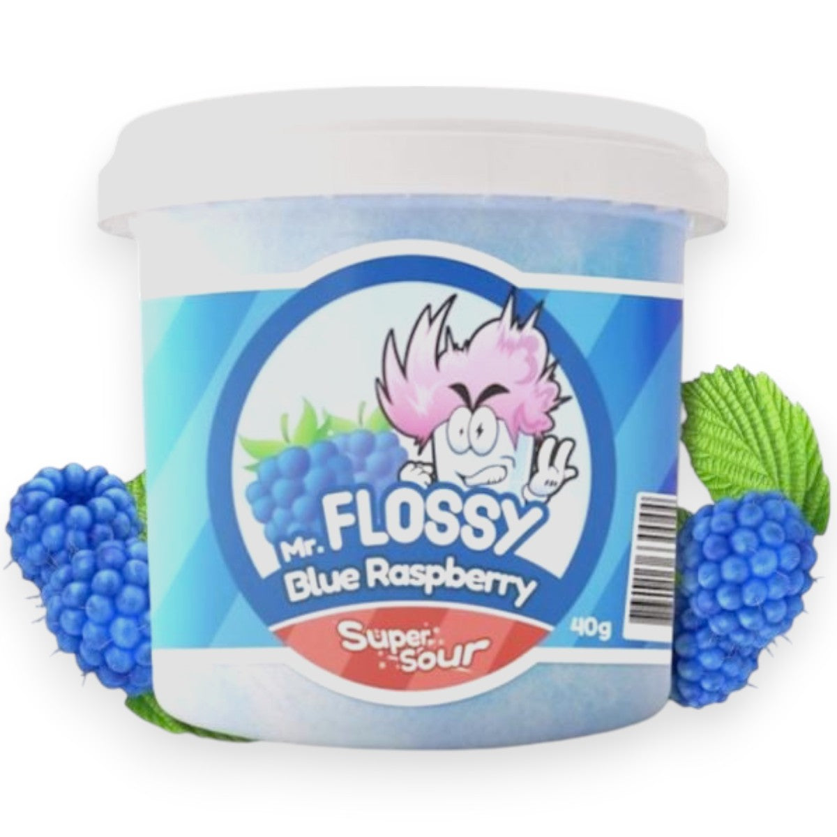 Barbe à Papa Acidulée Framboise (x1)