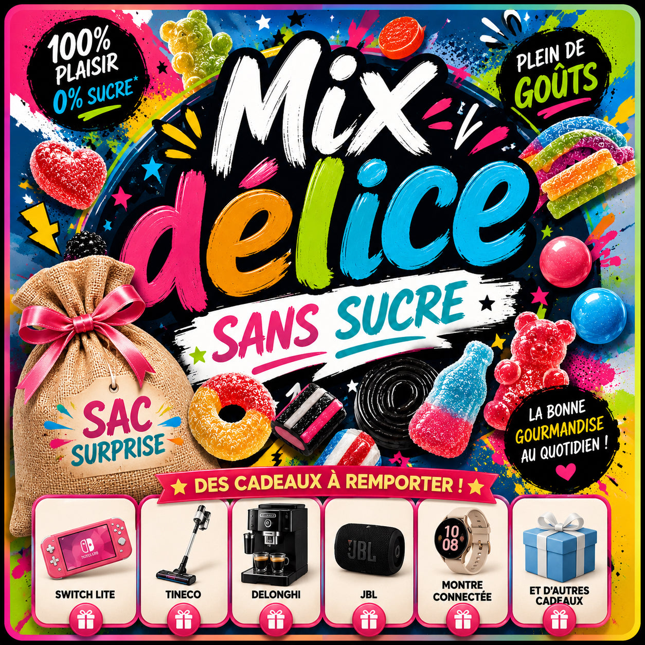 Sac mix delice sans sucre