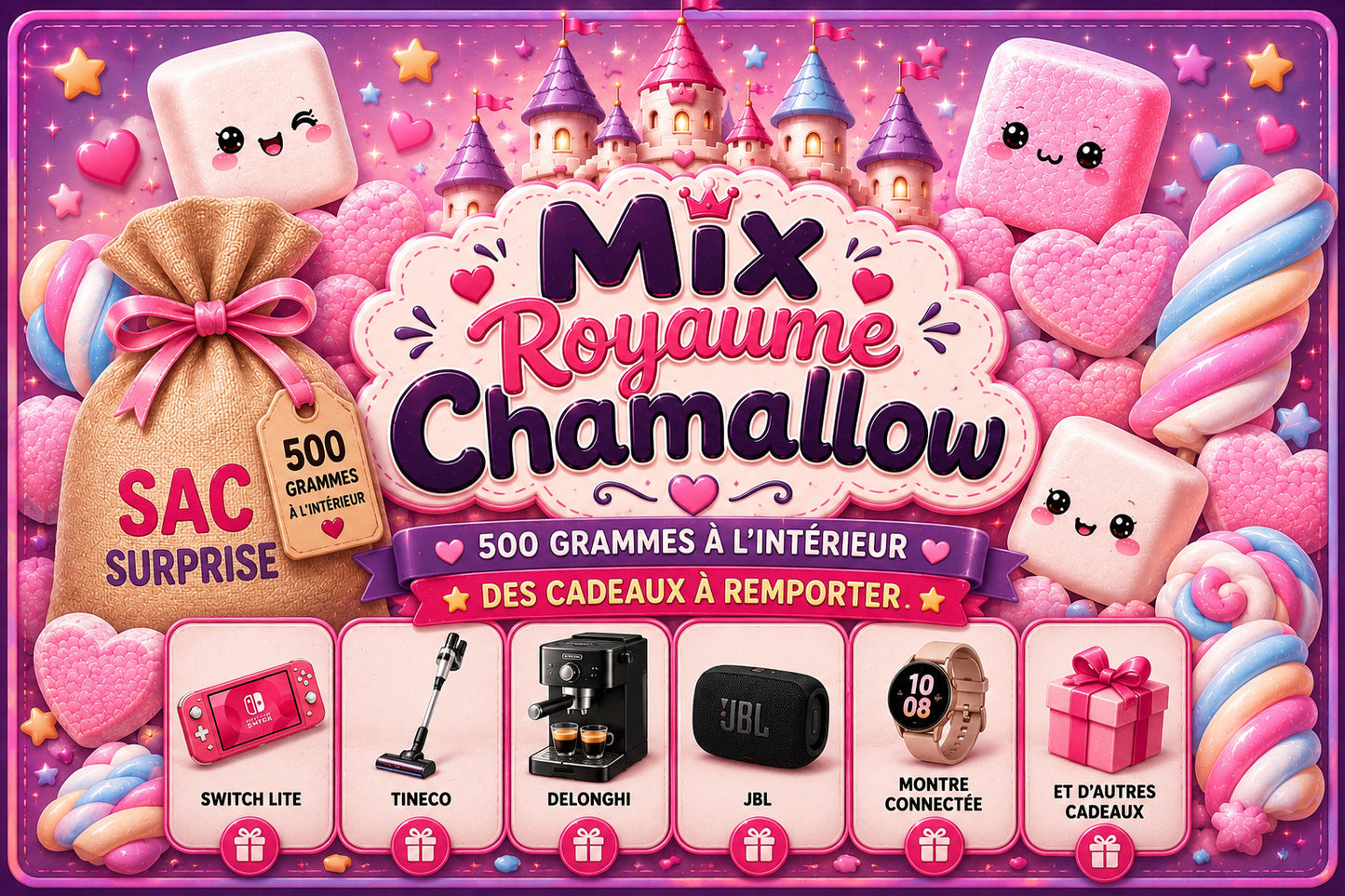 Sac mix royaume Chamallow
