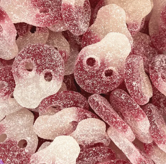 Crâne Fraise et Crème- Bonbons Suédois (100g)