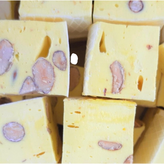 Nougat Jaune au Citron et Amandes (x4)