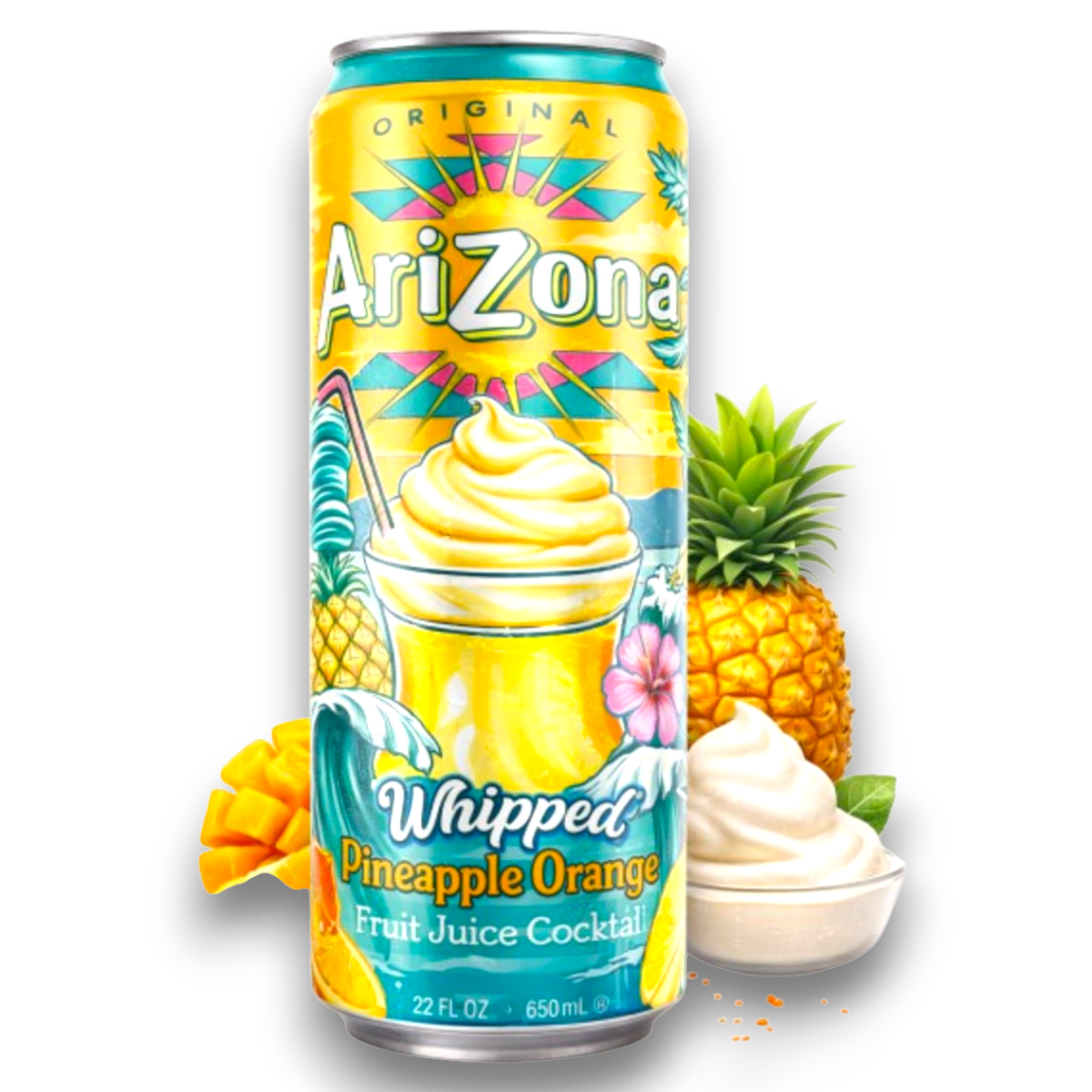 Arizona Whipped Pineapple Orange Fruit Juice Cocktail (x1)