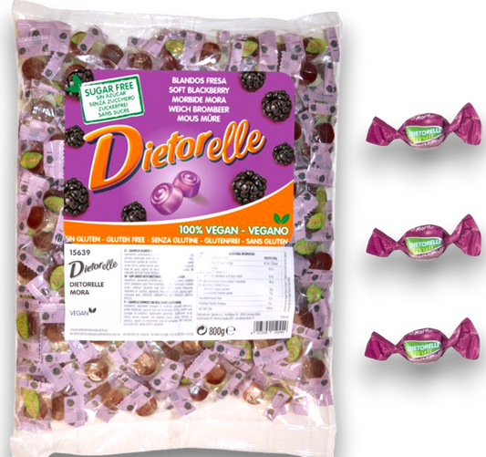 Bonbons Mous Saveur Mûre Sans Sucre (100g)