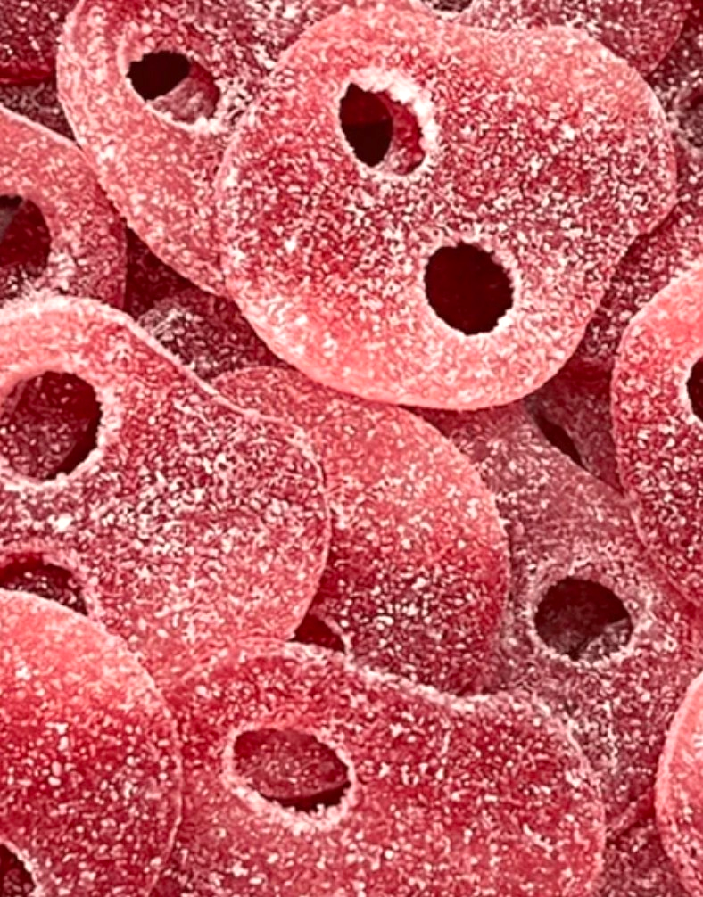 Crâne Myrtille/Framboise-Bonbon Suédois (100G)