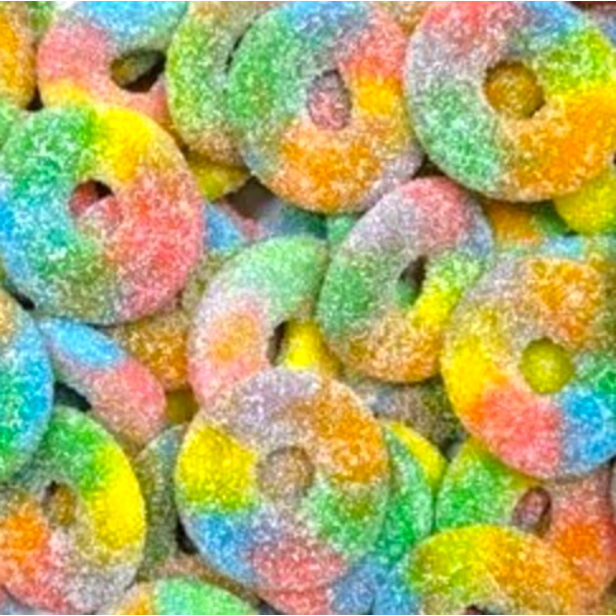 Anneaux Multicolores Sucrés (100g)