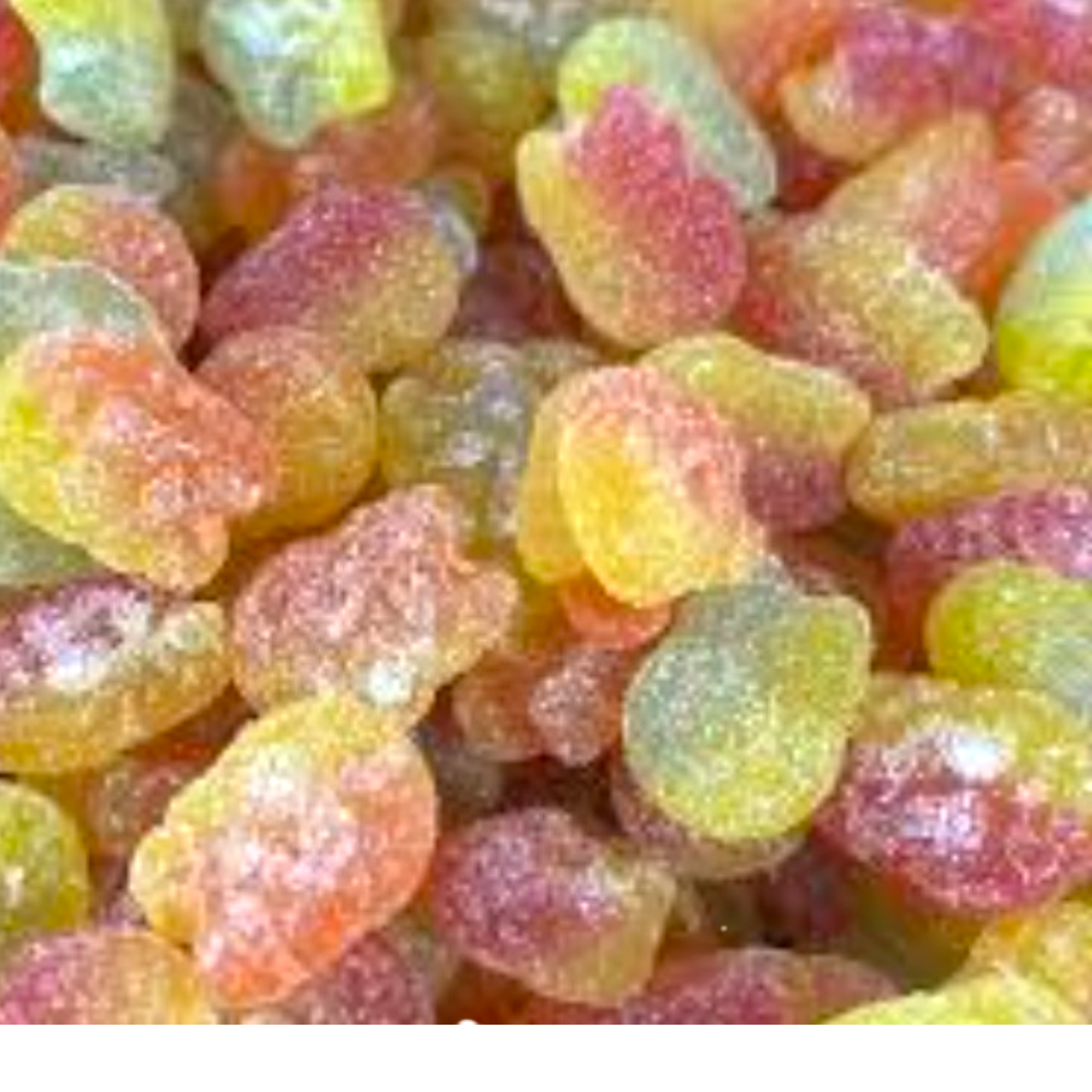 Bubs Mini Sour Skalle Fruity Lemon Flavour Mix (100g)