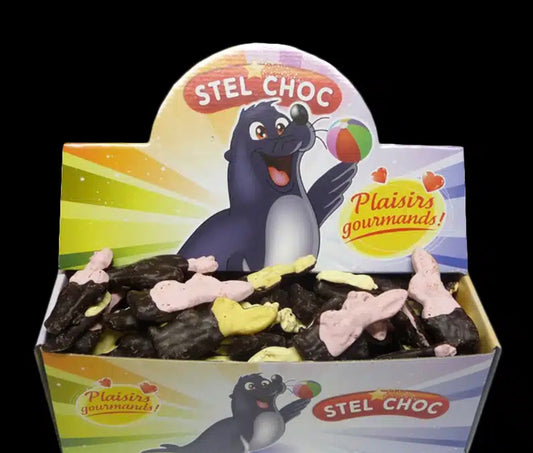 Guimauve de Noël mi-choco Noir (x2)