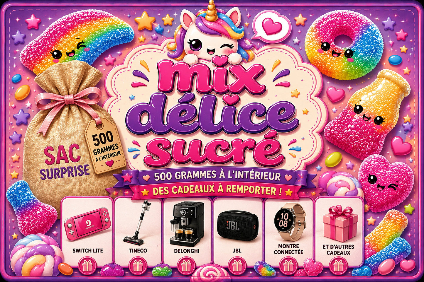 Sac Mix délice  sucré