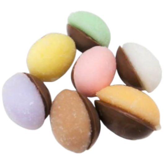 Œufs en Sucre Fondant et Chocolat Lait (100g)