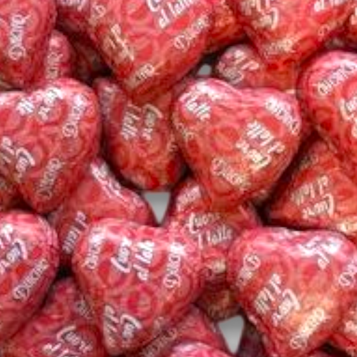 Coeurs en Chocolat au Lait et Noisette (x5)